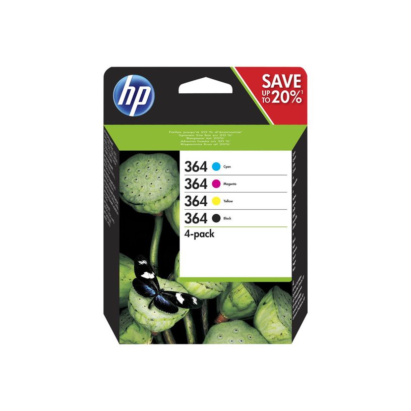0889894419408-HP 364 Pack de 4 - noir et 3 couleurs - cartouche d'encre originale (N9J73AE)-P_79409110_10-21