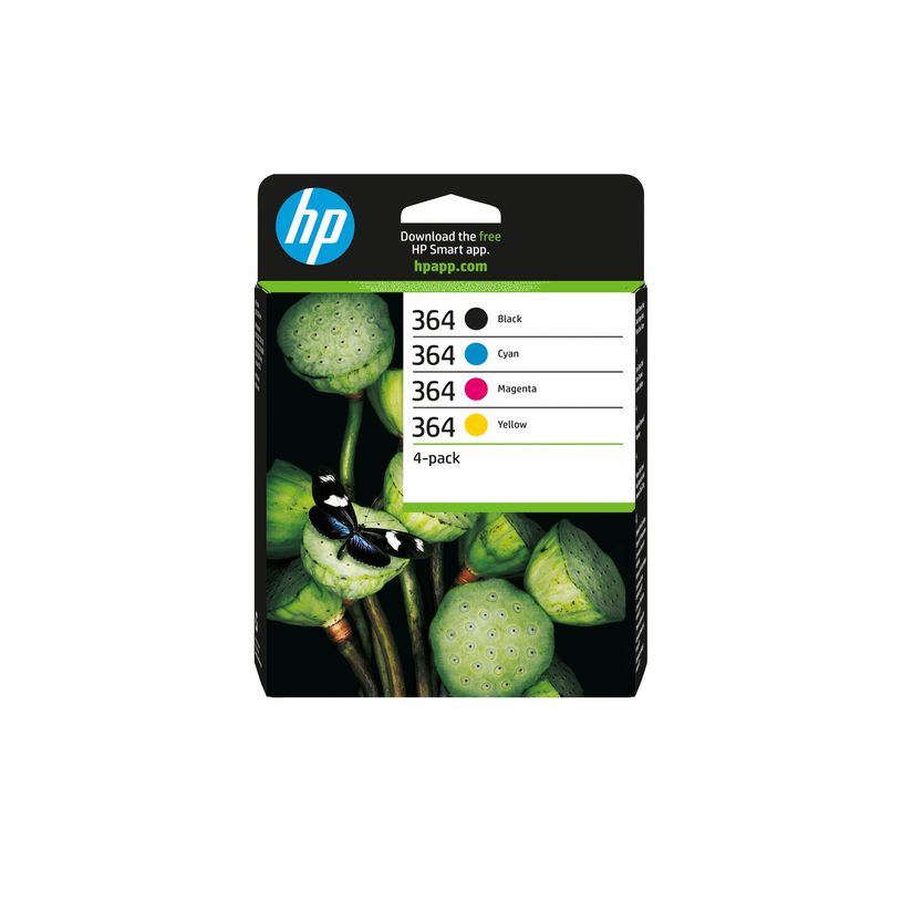 0889894419408-HP 364 Pack de 4 - noir et 3 couleurs - cartouche d'encre originale (N9J73AE)-P_79409110_54-25