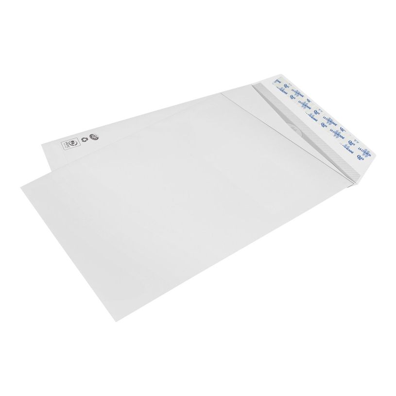 3240180019257-La Couronne - 250 Pochettes Enveloppes 260 x 330 mm - 90 gr - sans fenêtre - blanc - bande-P_79409201_2-1