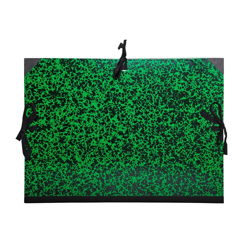 2012349333228-Exacompta - Carton à dessin - 32 x 45 cm - vert - fermeture par cordons-P_79409396_1-0