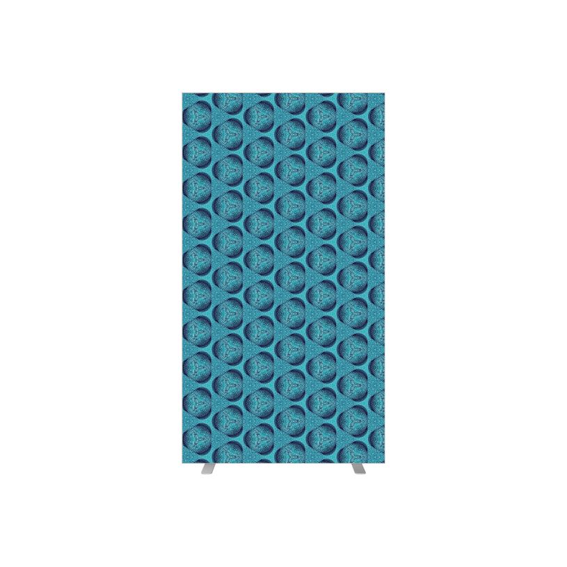 3660141945287-Cloison de séparation EASYSCREEN - L94 x H174 cm - mosaïque bleue-P_79409477_1-0