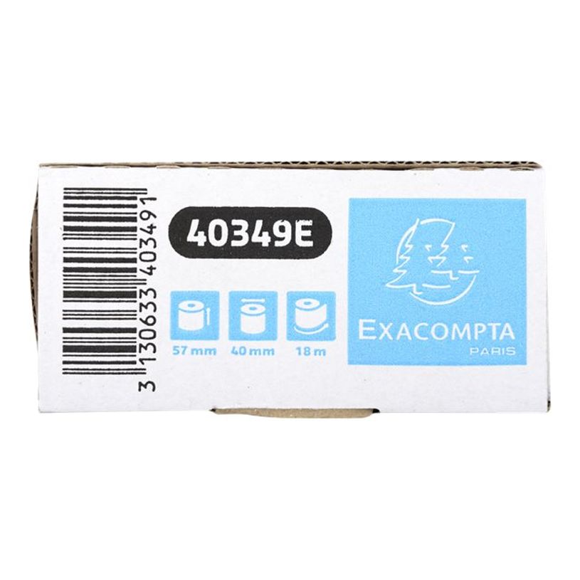 3130634403490-Exacompta - 6 boîtes de 10 Bobines thermiques - rouleaux TPE - 57 x 40 x 12 mm - sans Bisp-P_79409482_1-3