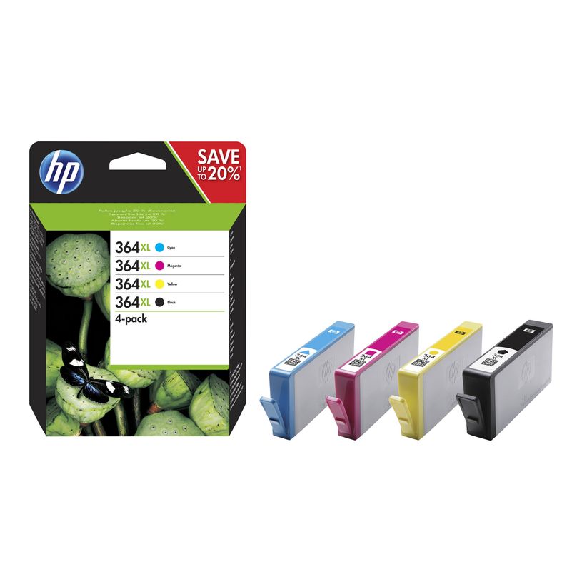889894419415-HP 364XL - Pack de 4 - noir et 3 couleurs - cartouche d'encre originale (N9J74AE)-P_79409520_11-13