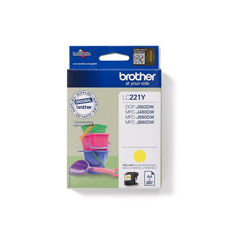 4977766747349-Brother LC221 - jaune - cartouche d'encre originale-P_79409561_7-8