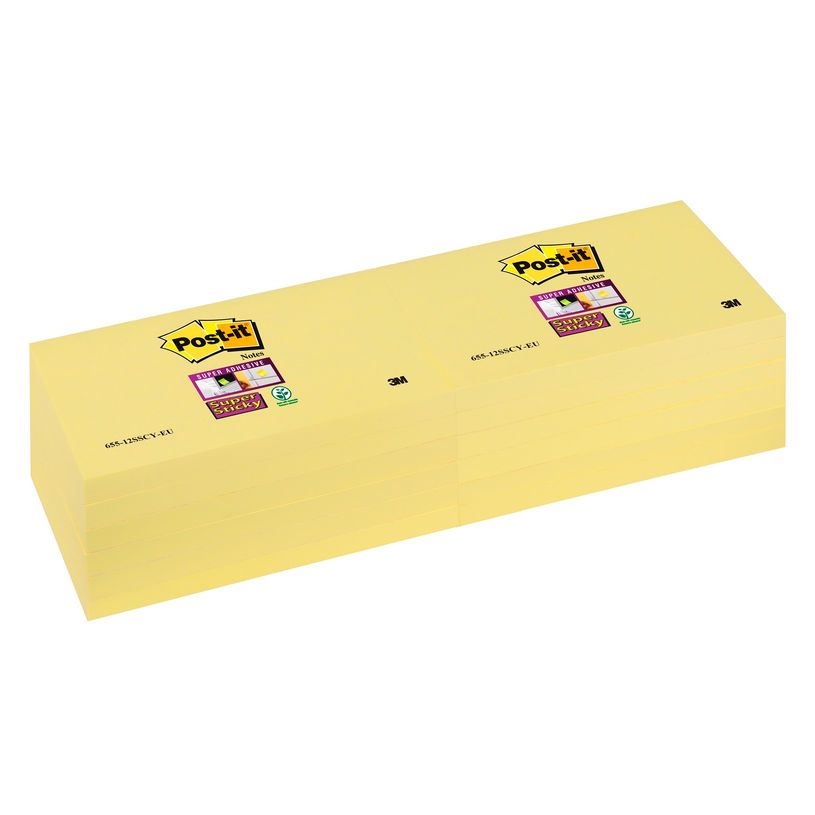 2012349338667-Post-it - 12 Blocs notes Super Sticky - jaune - 76 x 127 mm-P_79409608_1-0