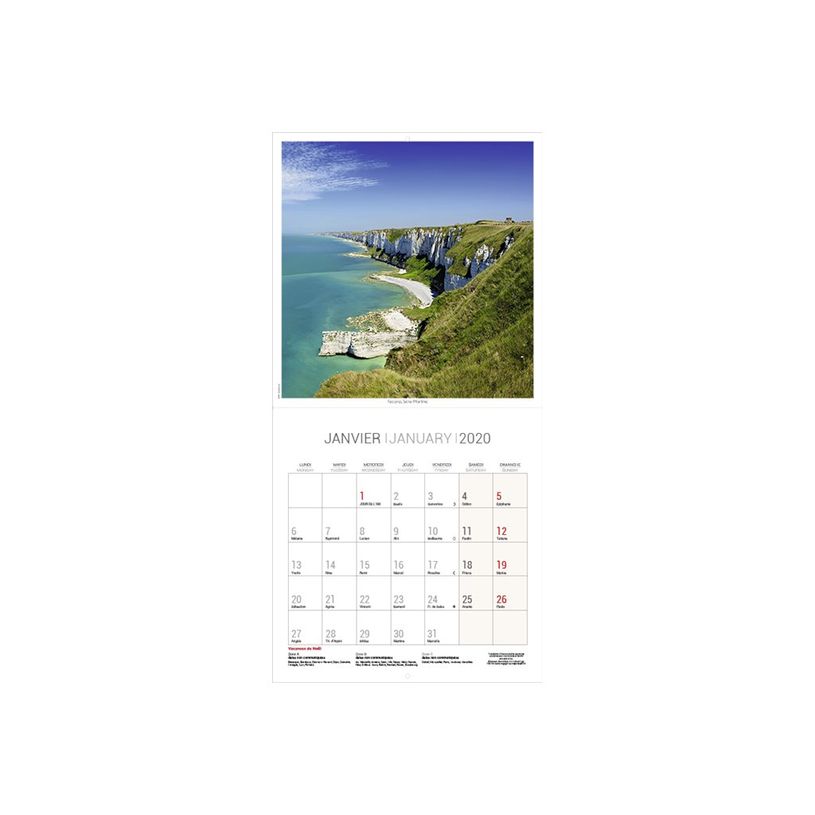 3592930029314-Calendrier illustré BOUCHUT 15 x 15 cm DOUCE FRANCE Pefc 70 %-P_79409615_1-4