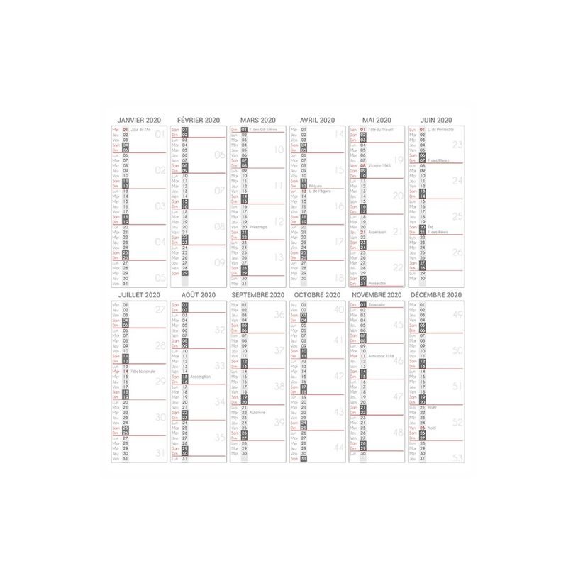 3592930029314-Calendrier illustré BOUCHUT 15 x 15 cm DOUCE FRANCE Pefc 70 %-P_79409615_2-13