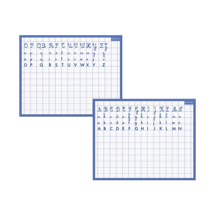 3592930008685-Bouchut - Ardoise mini - Alphabet/Séyès - 26 x 21 cm - double face - bleu-P_79409633_1-0
