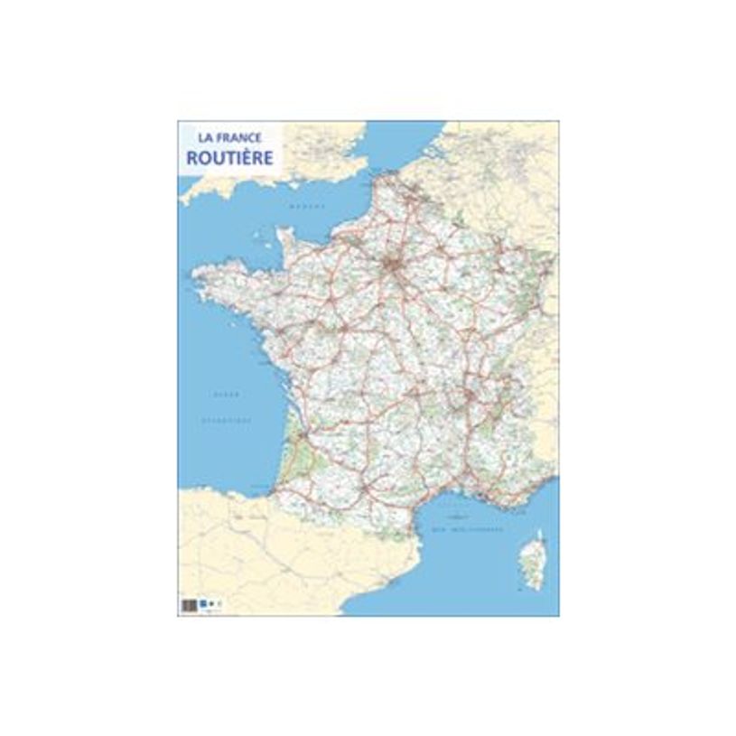 3592930010558-CBG - Carte souple France routière - 660 x 845 mm-P_79409668_1-0