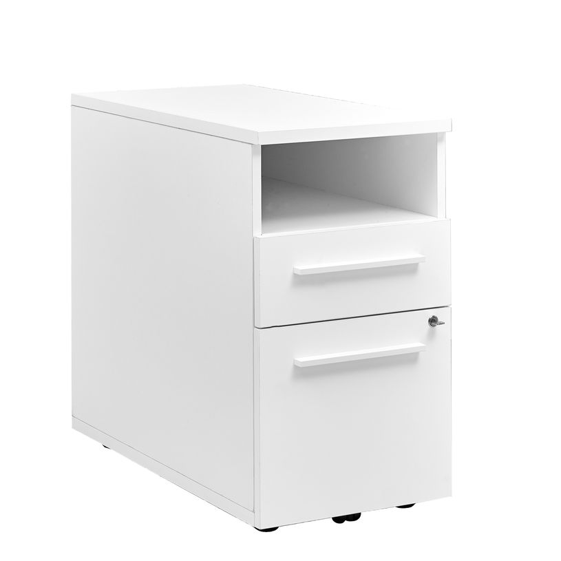 2012349336144-Caisson bout de bureau YES ! - Profondeur 80 cm - Blanc-P_79409698_1-0