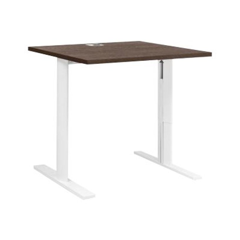 2012349337455-Bureau - YES ! - 80 cm - pieds ajustables blancs - Chêne royal-P_79409750_1-0