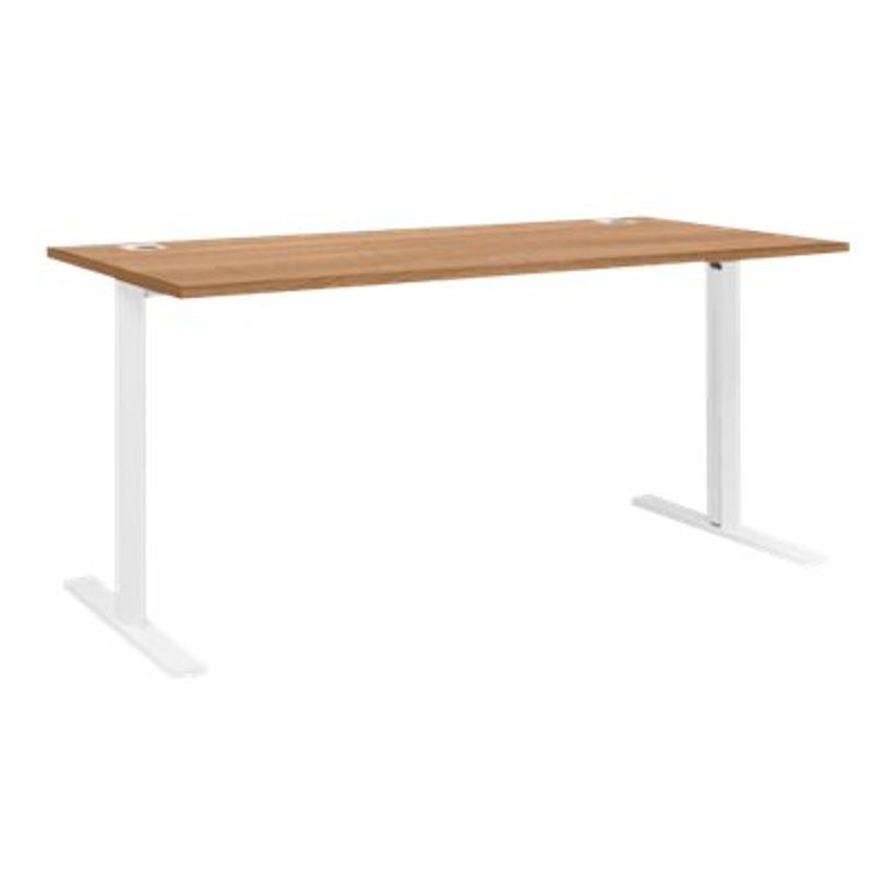 3483600722256-Bureau YES ! - 120 cm - Pieds métal fixes - Blanc-P_79409757_1-0