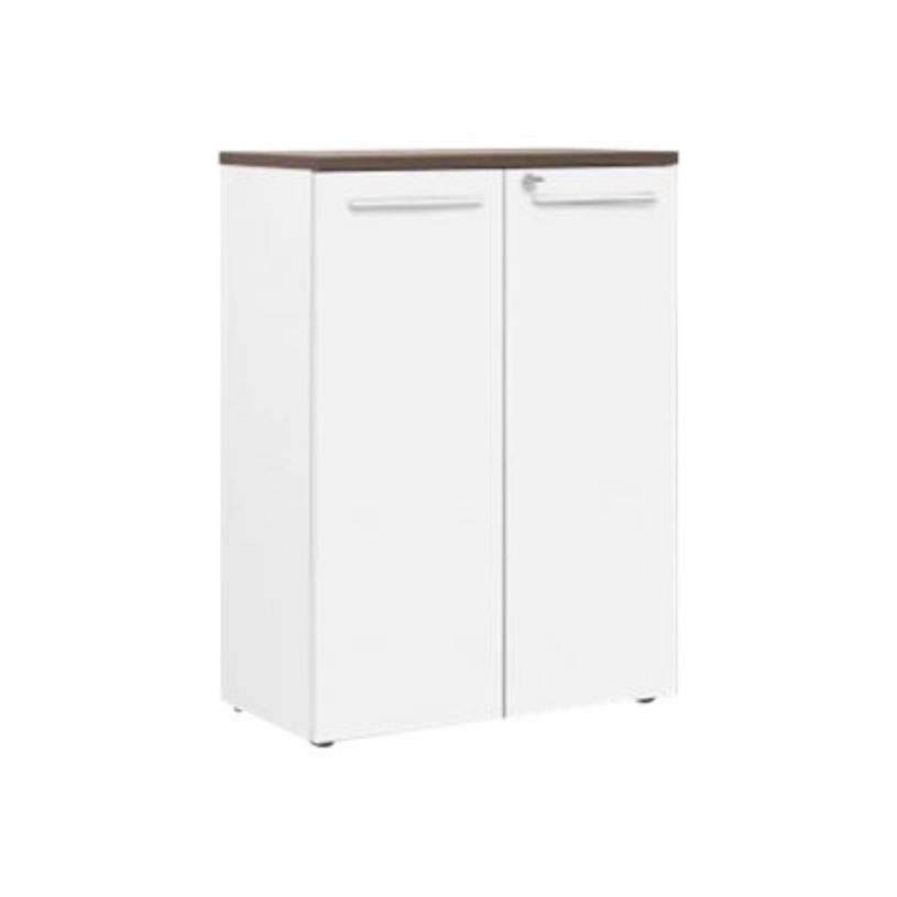 2012349338124-Rangement mi-hauteur - YES ! - 2 portes - façade blanche - dessus chêne royal-P_79409778_1-0