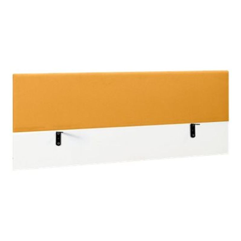 3483600671165-Écran de séparation pour bureau YES ! - L140 x H60 - tissu mandarine-P_79409794_1-0
