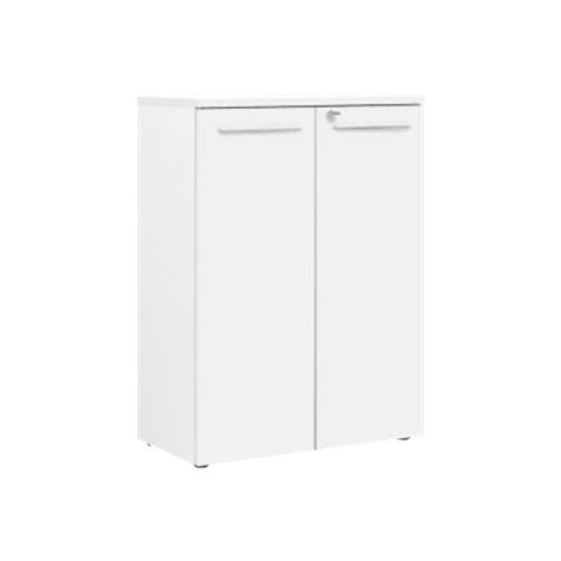 3483600706454-Armoire mi-haute YES ! - L80 x H109 x P42 - 2 portes - Façade et dessus blanc-P_79409803_1-0
