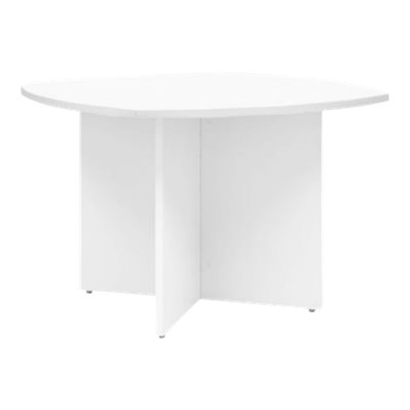 3483600706584-Table de réunion rectangulaire avec côtés arrondis YES ! - Blanc-P_79409807_1-0