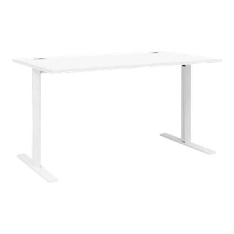 3483600713667-Bureau électrique réglable YES ! - 140 cm - Blanc-P_79409821_1-0