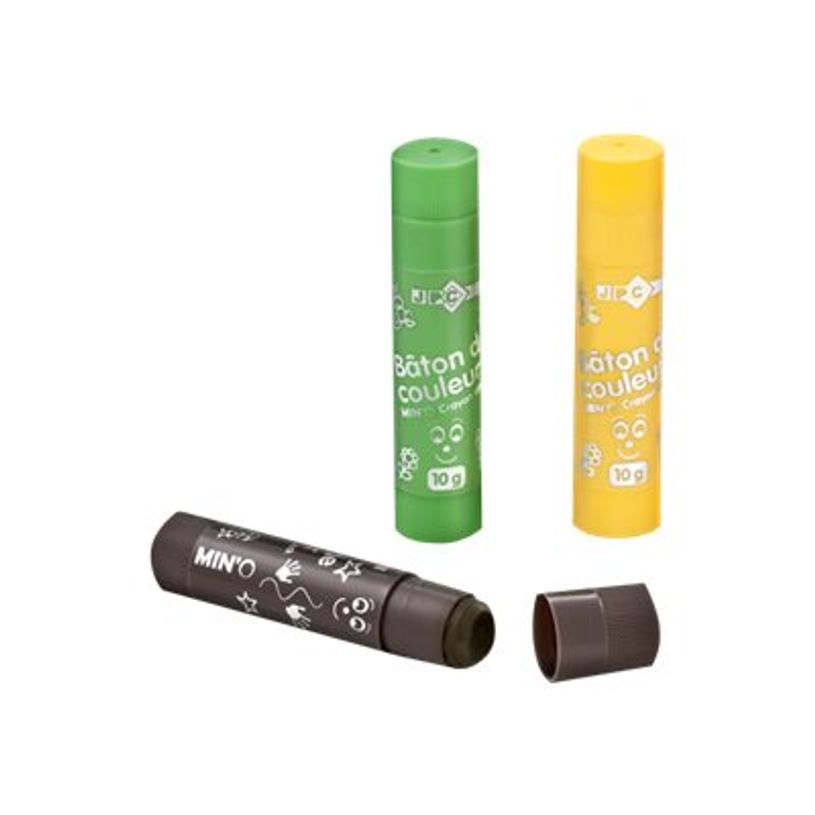 3701254706812-JPC aSCHOOL DAY - 12 Crayons - couleurs assorties - 10 g -P_79410233_2-1