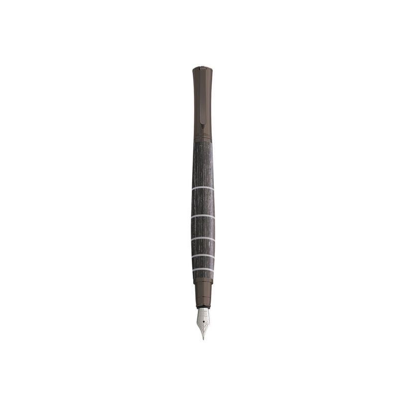 3108722402564-Oberthur Groove - Stylo plume abricotier / gun-P_79410242_2-1