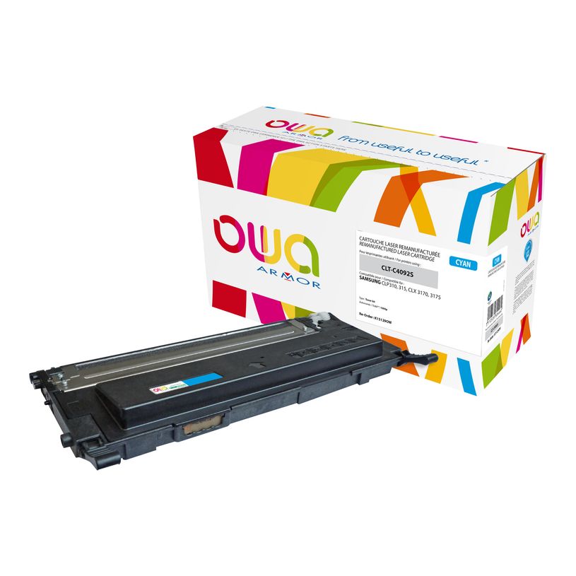 3112539604462-Cartouche laser remanufacturée Samsung CLT-4092S - cyan - Owa-P_79410619_1-0