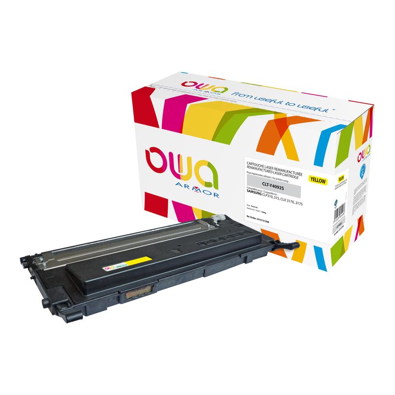 3112539604486-Cartouche laser remanufacturée Samsung CLT-4092S - jaune - Owa-P_79410621_1-0