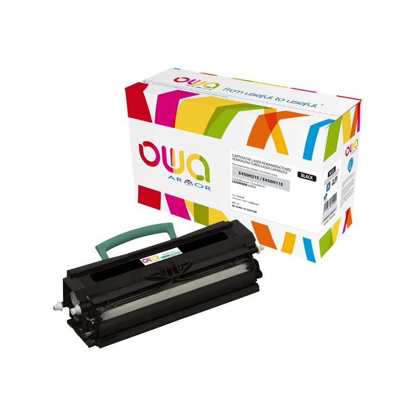 3112539605100-Cartouche laser remanufacturée Lexmark E450H11E - noir - Owa-P_79410671_1-0