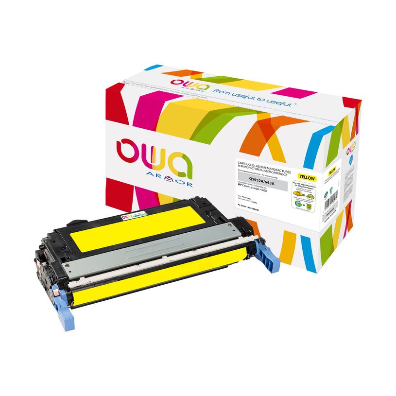 3112539606275-HP 643A - remanufacturé OWA K12239OW - jaune - cartouche laser-P_79410745_1-0