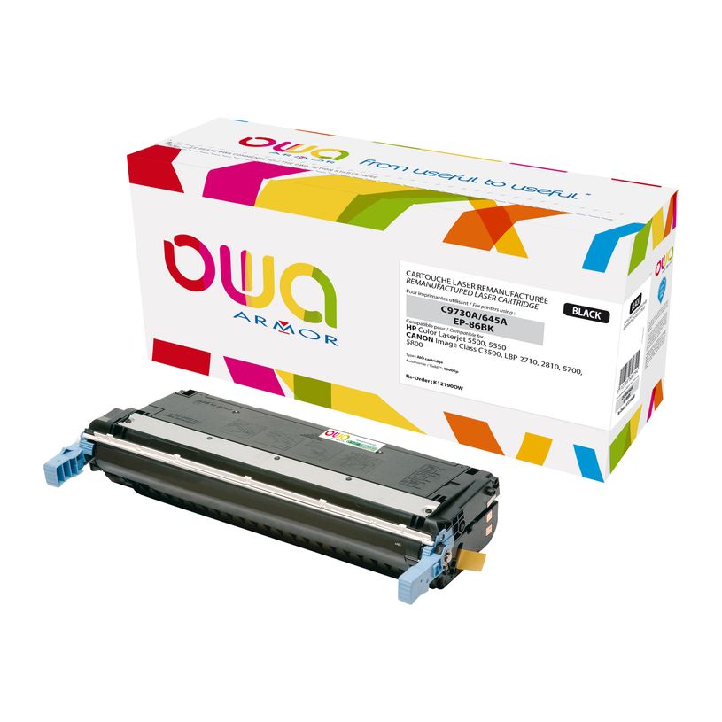 3112539606794-HP 645A - remanufacturé OWA K12190OW - noir - cartouche laser-P_79410784_1-0