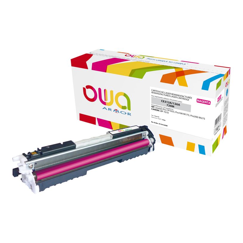 3112539607333-Cartouche laser remanufacturée HP 126A - magenta - Owa-P_79410819_1-0
