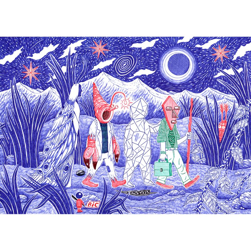 0070330125001-BIC Cristal - 4 Stylos à bille - vert - 1 mm - pointe moyenne-P_79410987_8-7