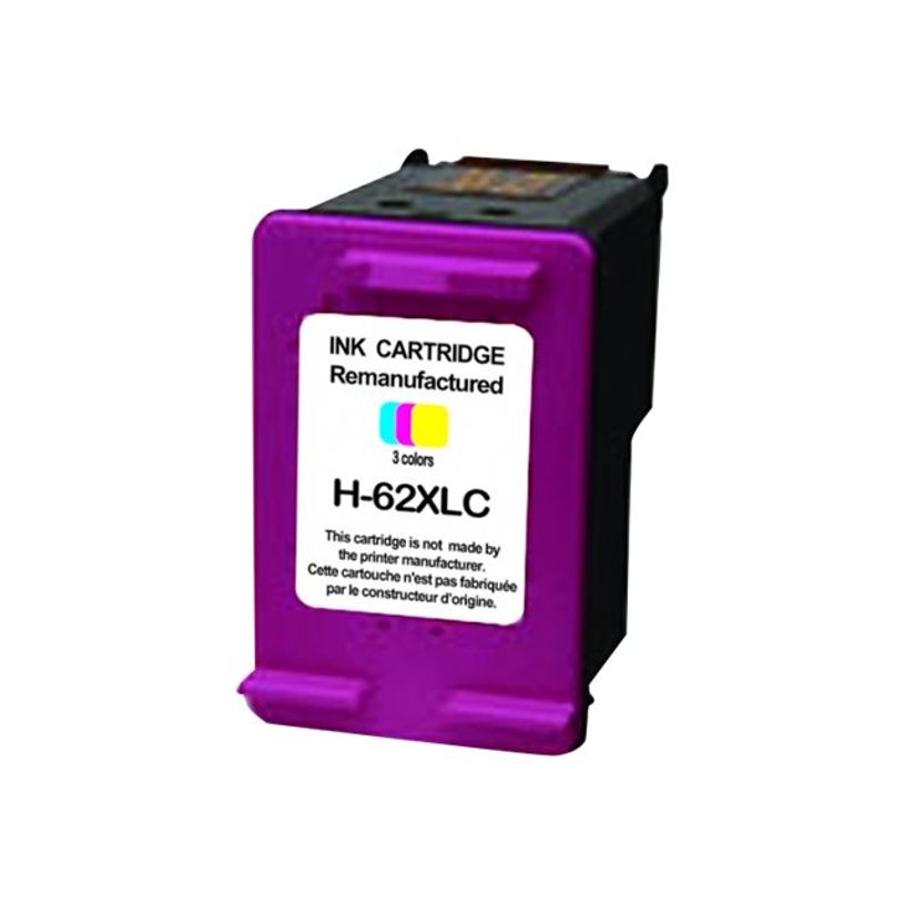 3584770896041-Cartouche remanufacturée HP 62XL - cyan, magenta, jaune - Uprint-P_79411458_1-0