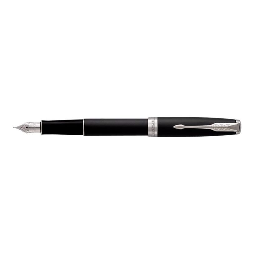 3501179315225-Parker Sonnet - Stylo plume noir laqué - pointe moyenne-P_79411715_2-1