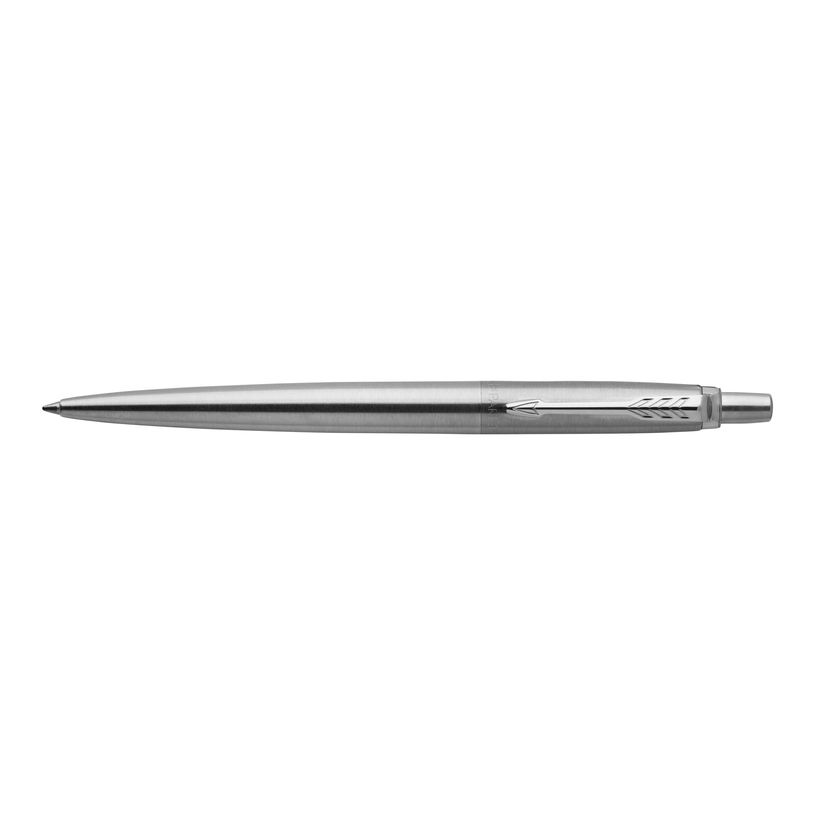 3501179531700-Parker Jotter - Stylo à bille - encre bleue - moyen - acier/argent-P_79411718_5-3