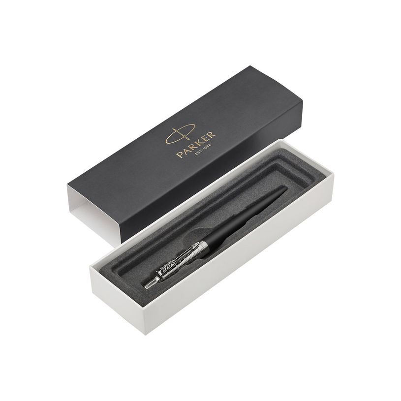 3501179531953-Parker Jotter Premium Standard - Stylo à bille - moyen - encre bleue - Bond Street Noir/ar-P_79411728_4-3
