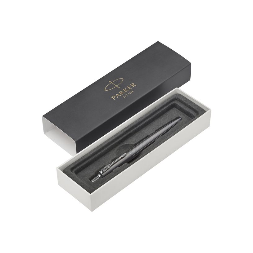 3501179531991-Parker Jotter Premium Standard - Stylo à bille - moyen - encre bleue - Oxford Gris Pinstri-P_79411730_3-2