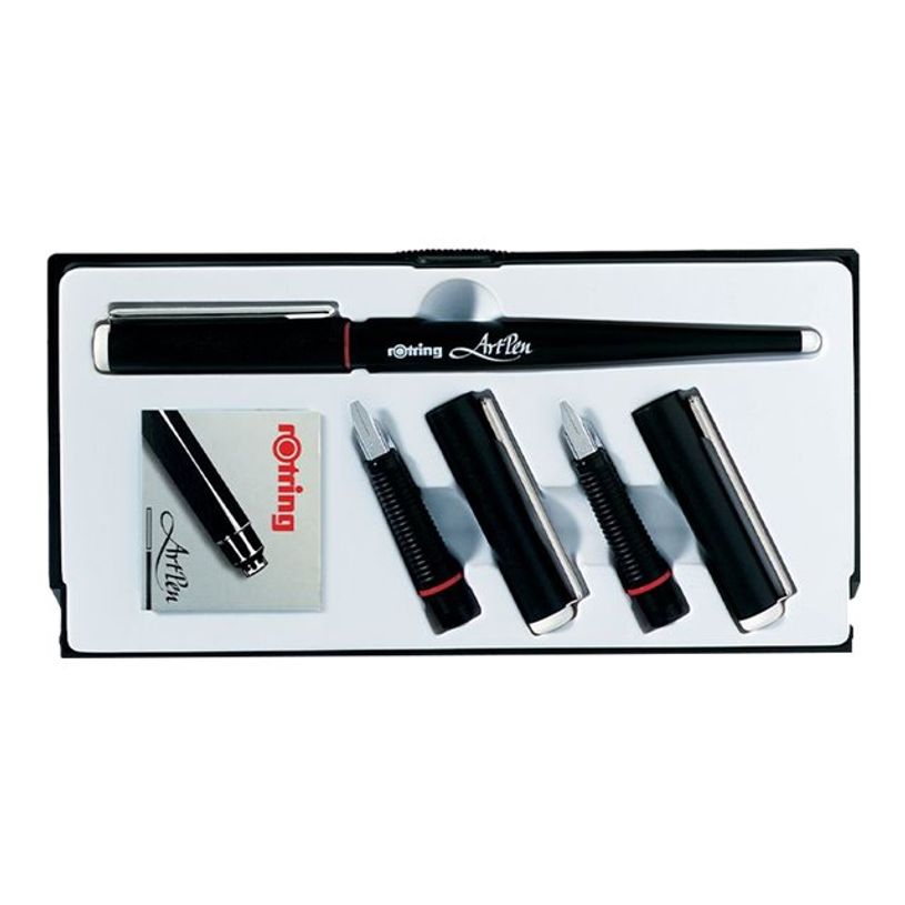 4006856251371-Rotring ArtPen Calligraphy - Plume 1,5 mm + 2 blocs plume + 6 cartouches-P_79411747_1-1