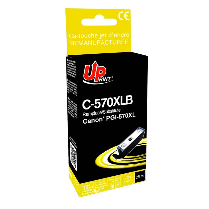 3584770896829-Cartouche remanufacturée Canon PGI-570XL - noir photo - Uprint--0