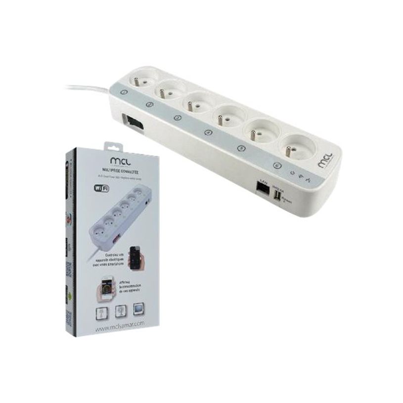 3700224753238-MCL Samar - multiprise connectée Wifi 6 sorties-P_79411960_1-5