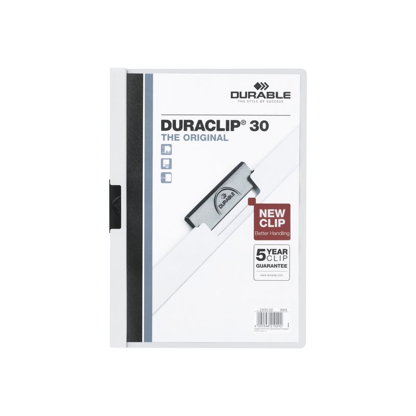 4005546203706-Durable Duraclip 30 - 5 Chemises à clip - A4 - blanc-P_79411968_1-0