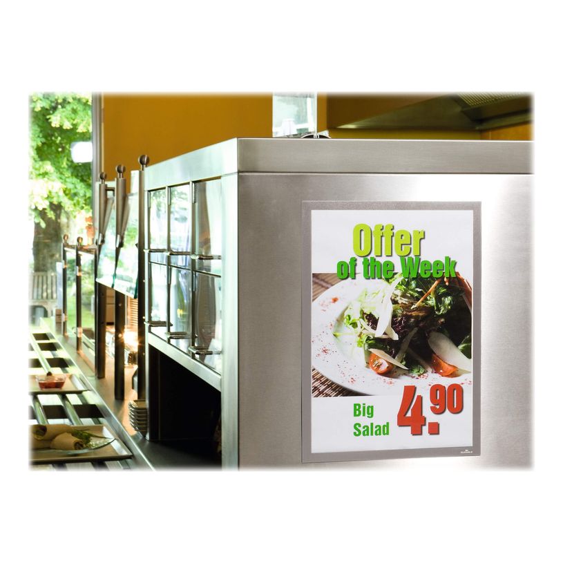 4005546978505-Durable Duraframe - Cadre d'affichage adhésif - A3 - argent-P_79411981_5-4