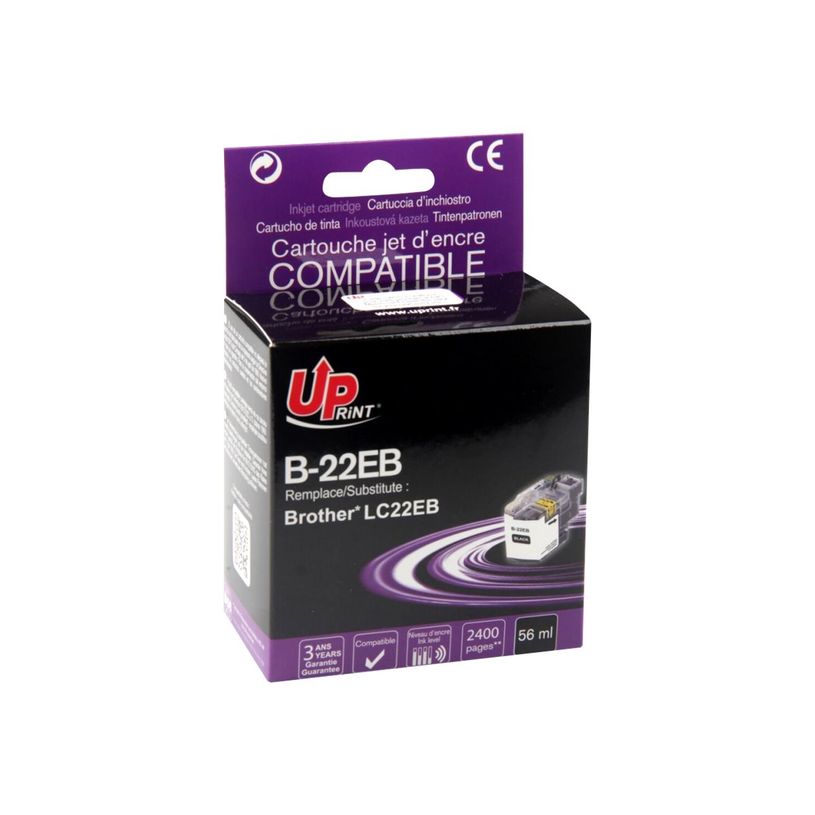 3584770895273-Brother LC22E - compatible UPrint B.22EB - noir - cartouche d'encre-P_79411992_1-0