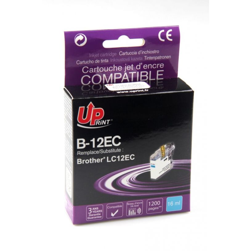 3584770895341-Brother LC12E - compatible UPrint B.12EM - magenta - cartouche d'encre-P_79411999_1-0