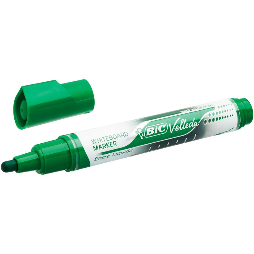 3086123304611-BIC VELLEDA LIQUID INK TANK - Marqueur effaçable - pointe large - vert-P_79412008_2-1