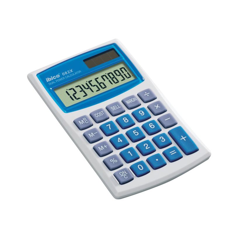 013465410017-Calculatrice de poche Ibico 082X - 8 chiffres - alimentation batterie et solaire-P_79412051_6-2
