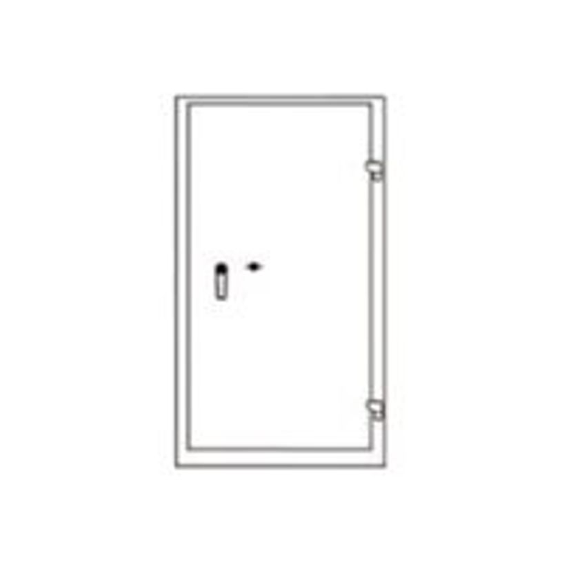 3700092256282-Reskal BM1260 - Armoire forte 211L - à clé - acier blanc-P_79412121_1-0
