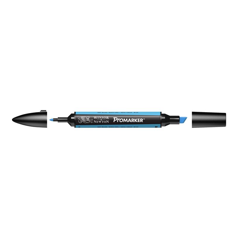 884955042250-ProMarker - Marqueur double pointe - bleu ciel-P_79412288_6-4
