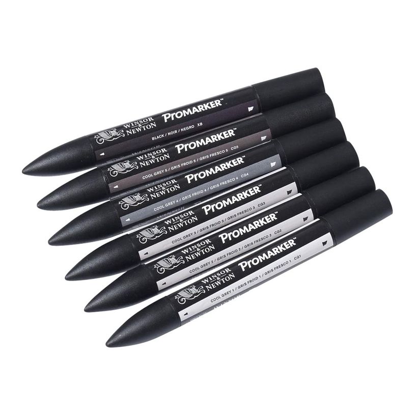 884955071045-ProMarker - Pack de 6 marqueurs double pointe - tons neutres-P_79412312_3-1