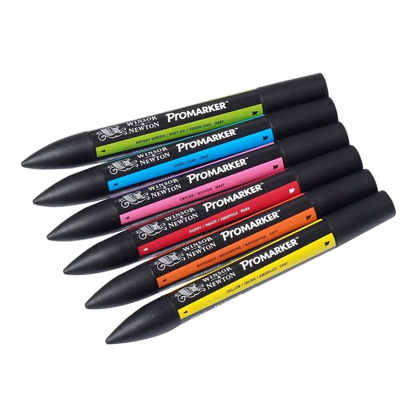 884955070352-ProMarker - Pack de 6 marqueurs double pointe - tons vibrants-P_79412313_4-1