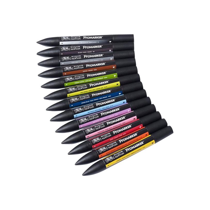 884955070628-ProMarker - Pack de 13 marqueurs double pointe - assortis set 1-P_79412318_4-1