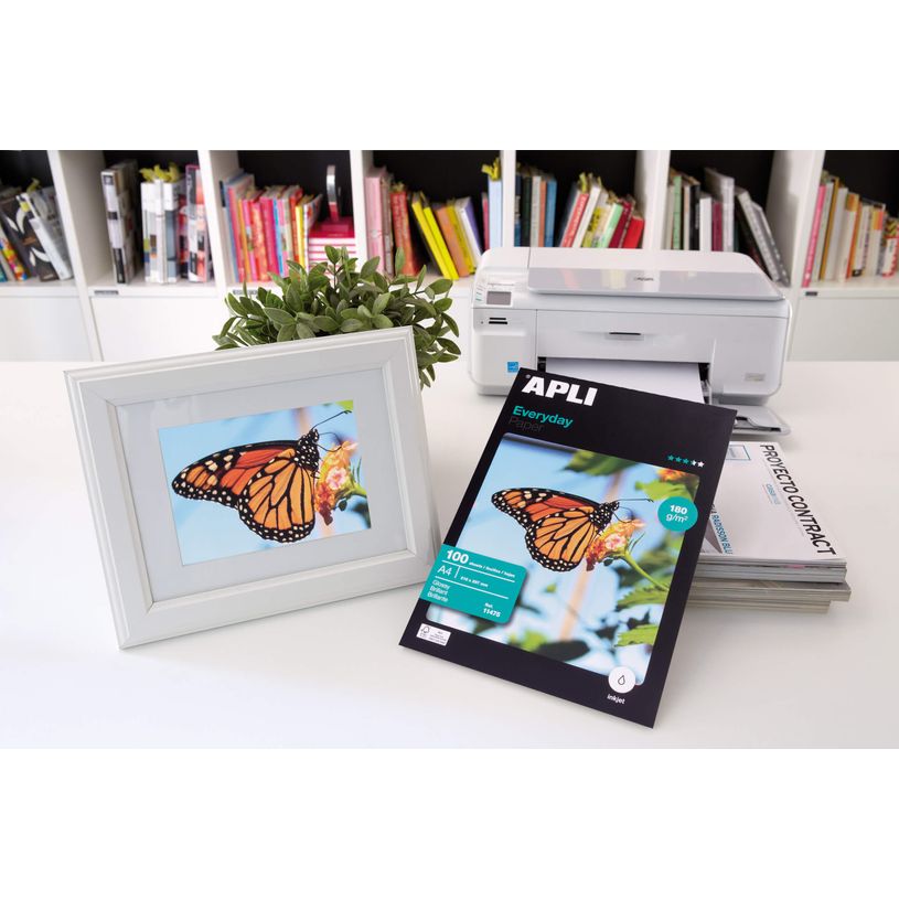 8410782114758-Apli Paper EVERYDAY - Papier photo brillant - A4 - 180 g/m² - 100 feuilles-P_79412623_3-2